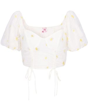 myMo Bluse Young Fashion - Weiß