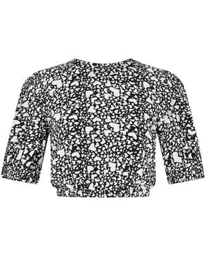 ECY Bluse Valentines Day - Schwarz