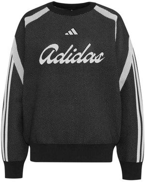 adidas Sportpullover - Schwarz
