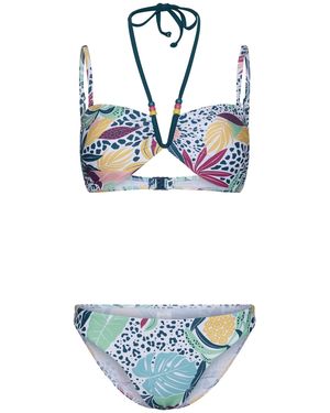 Rebelle Bikini Bandeau Bikini - Grau