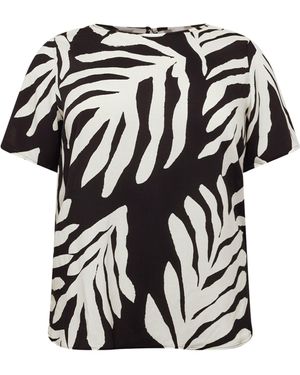 Only Carmakoma Bluse 'Carnova' - Schwarz
