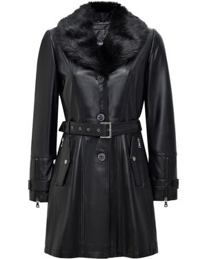 Derimod Übergangsjacke 'Genuine' - Schwarz