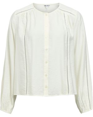 Object Bluse Objdana - Weiß