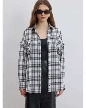 ESTRO Bluse 05124 - Grau