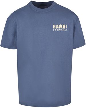 Merchcode T-Shirt Hawai - Blau