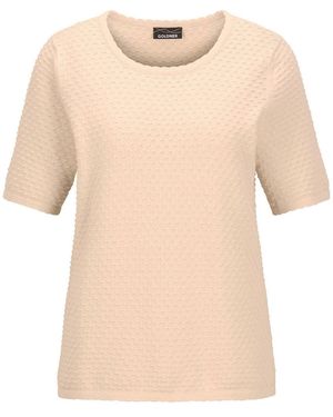 Goldner Pullover - Natur