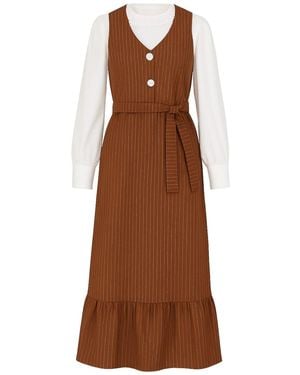 Moda Mihram Kostüm - Braun