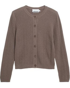 ARMEDANGELS Strickjacke Ricalaa Lino - Braun