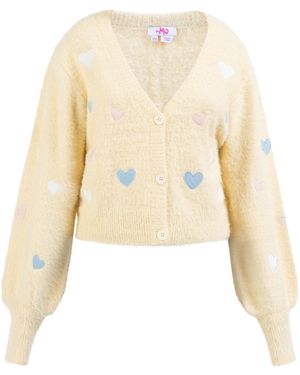 myMo Strickjacke 'Biany' - Natur