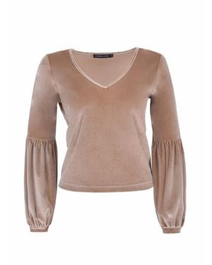 FRESHLIONS Langarmshirt Viveka - Natur