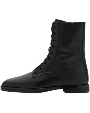 Mango Schnürstiefelette - Schwarz