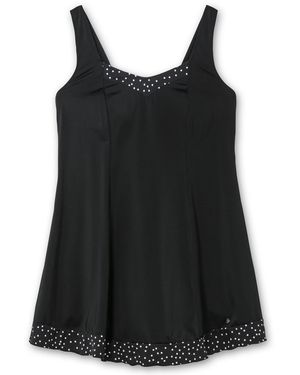 Sheego Badeanzugkleid - Schwarz