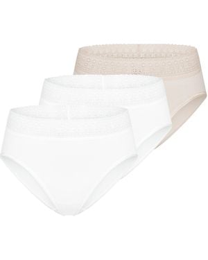 Mey Slip Modal Lace - Weiß