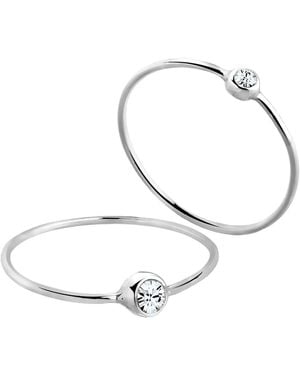 Elli Jewelry Ring Solitär - Weiß