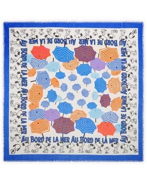 Codello Tuch Mit Sonnenschirmmuster - Blau