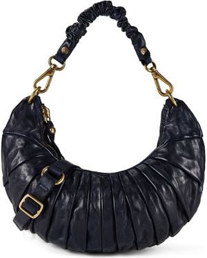 Campomaggi Schultertasche Luna - Blau