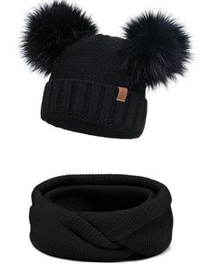 Vivience Mütze 70106 Set - Schwarz
