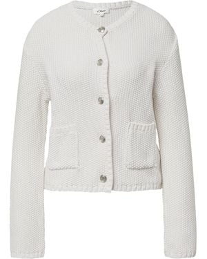 S.oliver Strickjacke - Weiß
