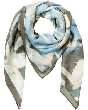 Camel Active Tuch Aus Baumwollmix - Blau