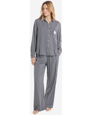 Etam Schlafshirt Hilda - Grau