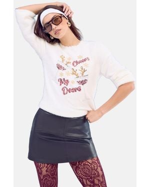 Lipsy Pullover - Weiß