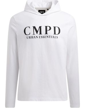 CMPD Kapuzenshirt Mit Print - Weiß