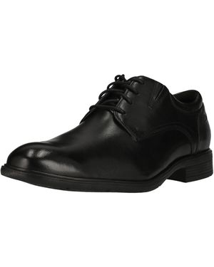 Clarks Steadwell Lace Schnürschuh Mit Bequemem, Geformtem Fußbett - Schwarz