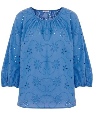 Seidensticker Bluse Schwarze Rose - Blau