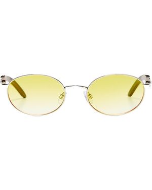 Bershka Sonnenbrille - Gelb