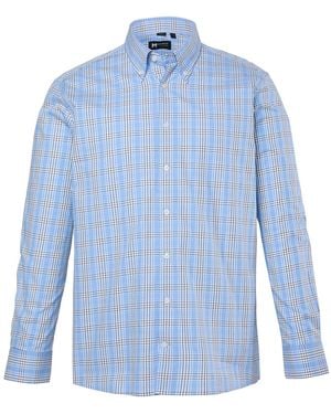 Men Plus Hemd - Blau