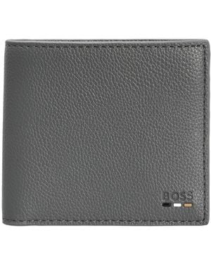 BOSS Portemonnaie Ray - Grau