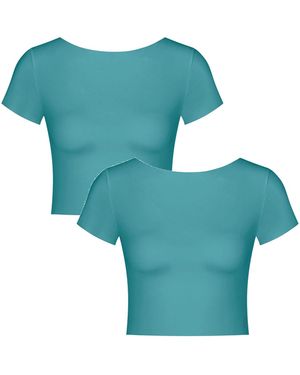 Sloggi Bustier Zero Feel 2.0 Crop Top - Blau
