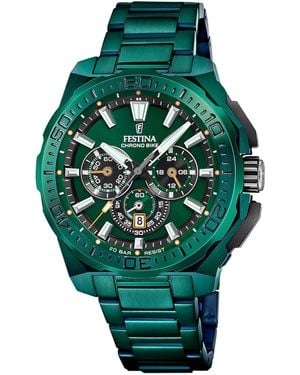 Festina Analoguhr - Grün