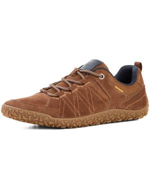 Camel Active Sneaker Aus Nubukleder Und Textil - Braun