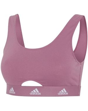 adidas Bustier Scoop Bralette - Lila