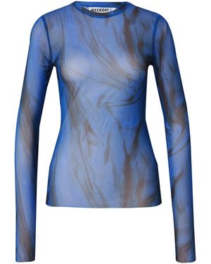 Weekday Shirt 'Nico' - Blau