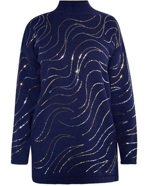 usha BLACK LABEL Pullover - Blau