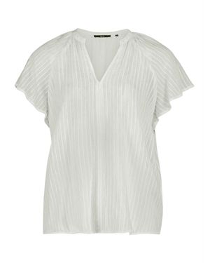 Zero Bluse Mit V-Ausschnitt - Weiß