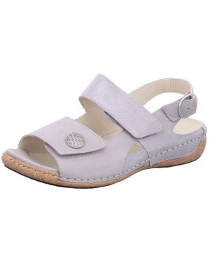 Waldläufer Sandale Sandalette Damen 342002-209 070 Echtleder - Grau