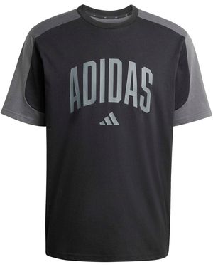 adidas Funktionsshirt Collegiate - Schwarz