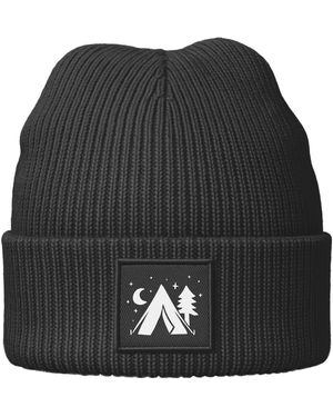 Neverless Mütze Camping - Schwarz