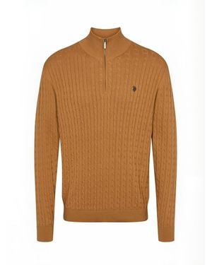 U.S. POLO ASSN. Pullover Umromeo - Braun