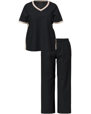 Ulla Popken Pyjama - Schwarz