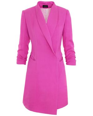 AVENUE No.29 Avenue N29 Kleid Asymmetric Tailored Blazer Dress - Pink