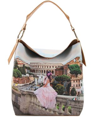 Y Not? Schultertasche Yesbag - Grau