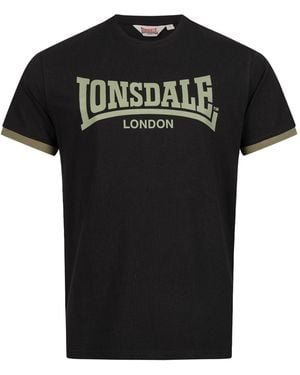 Lonsdale London T-Shirt Townhead - Schwarz