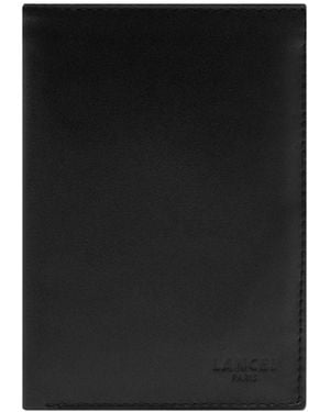 Lancel Portemonnaie Compagnon Portefeuille Leon Noir/Noir Homme - Schwarz