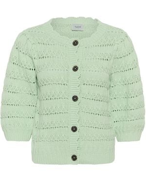 Saint Tropez Strickjacke Riversz - Grün