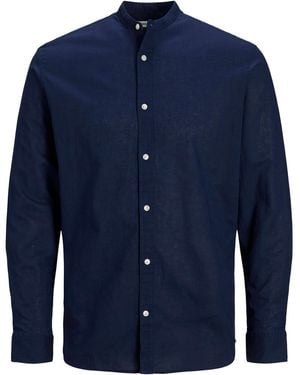 Jack & Jones Hemd Jwhsummer Band - Blau