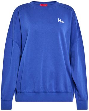 swirly Sweatshirt - Blau